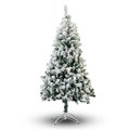 Perfect Holiday Perfect Holiday PVCS-7 7 ft. PVC Snow Flocked Christmas Tree PVCS-7